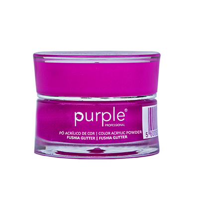 Polvere Acrilica Fucsia glitter