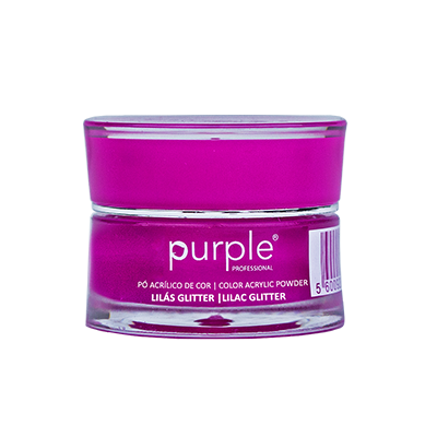Polvere Acrilica lilla glitter