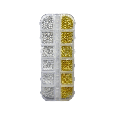 micro Perline Oro/Argento mix